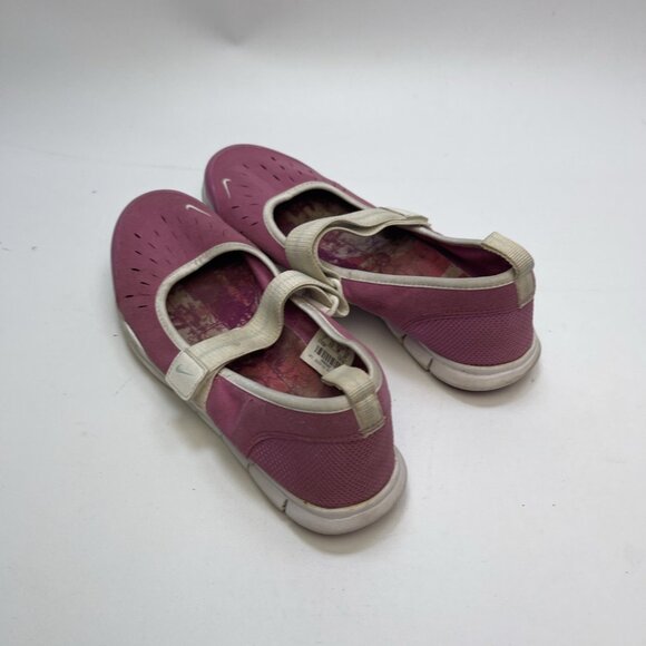 Y2K Nike Mary Jane Shoes Slip On Women's Size 7 US White / Pink Ballerina Casual - Picture 3 of 16